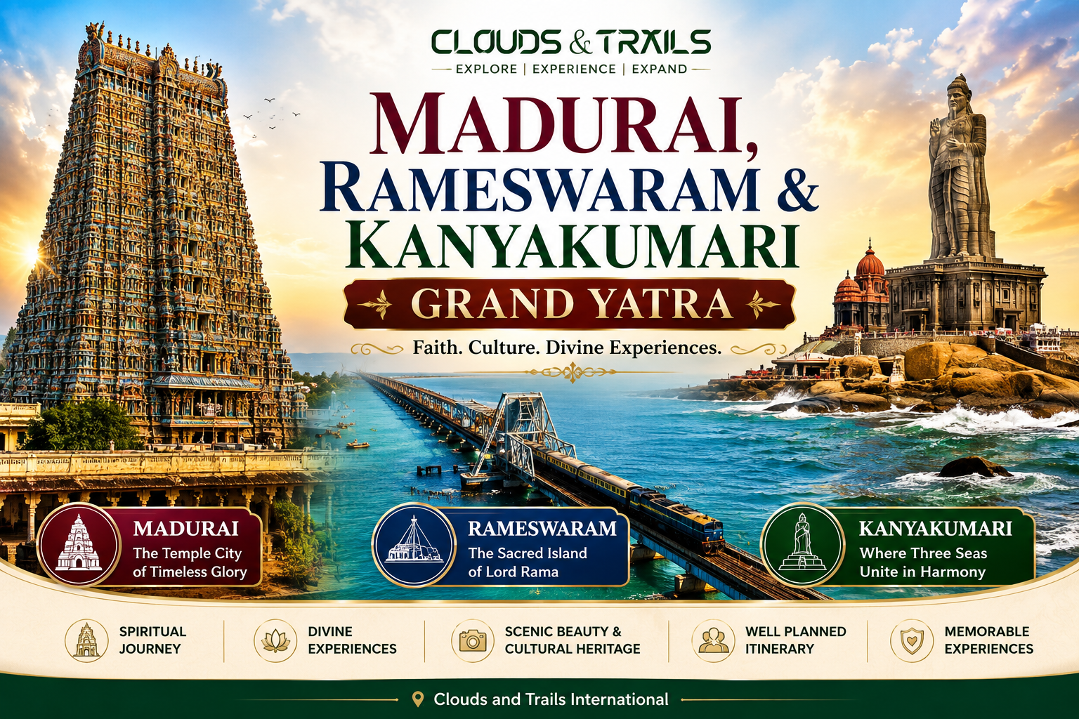 RAMESWARAM, MADURAI & SRIRANGAM SPIRITUAL EXPRESS